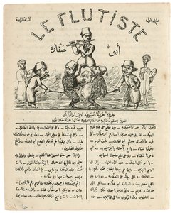 Le Flûtiste, de "Abou-Naddara", juin 1880