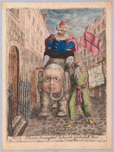 Entrée triomphale de Carlo Khan dans Leadenhall Street, pub. 1783