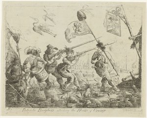 Caricature de Goejanverwellesluis, 1787