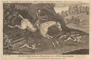 Les douze gravures de Seymour de chasseurs et de chevaux de course, prises dans diverses actions