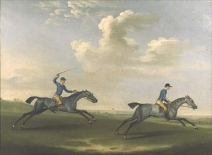 Deux chevaux de course en exercice - James Seymour