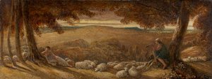 Pâturage du soir - James Smetham