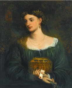 Peintures préraphaélites : Pandore