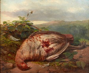 Nature morte de gibier mort - James Sr Hardy