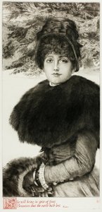 Une promenade dans la neige - James Tissot