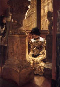 En el Louvre (L’Esthetique) - James Tissot