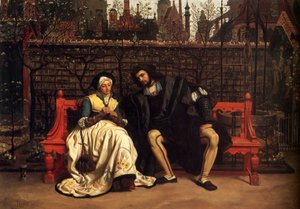 Faust et Marguerite dans le jardin - James Tissot