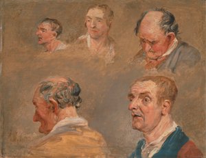 Études de Jacky Turner et du jardinier du révérend Charles Hope