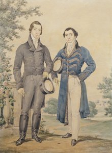 Portrait de deux messieurs, 1817 - James Warren Childe