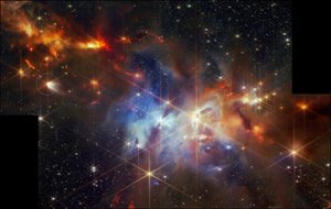 La protoétoile EC 53 dans la nébuleuse du Serpent (image prise par la caméra NIRCam) - James Webb Space Telescope (NASA)