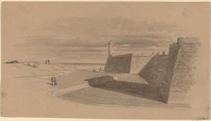 Fossé au Fort Marion, Floride - James Wells Champney
