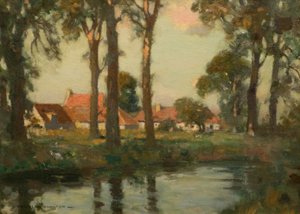 Toits rouges chauds - James Whitelaw Hamilton