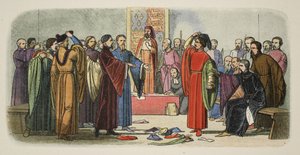 Albemarle et Fitzwalter échangent des défis, de A Chronicle of England BC 55 to AD 1485, pub. Londres