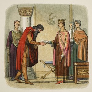 Henri autorise Dermod à lever des forces, 1170, de 
