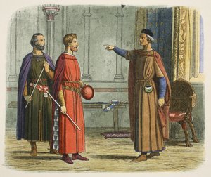 Le roi Édouard Ier menace le Lord Maréchal