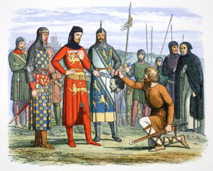 La tête de Piers Gaveston montrée au comte de Lancaster, 1312, 1864
