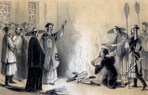 Brûlage des livres chinois, 3ème siècle av. J.-C.