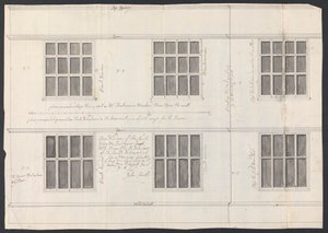 Cobham Hall, Kent : conception pour fenêtres