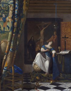 Allégorie de la Foi - Peinture de Johannes Vermeer (Vermeer de Delft) (1632-1675)