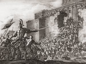 Pompée attaquant le Temple de Jérusalem en 63 av. J.-C. - Jan (after) Luyken