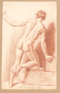 Nu masculin debout, vu de dos (3e prix 1811)