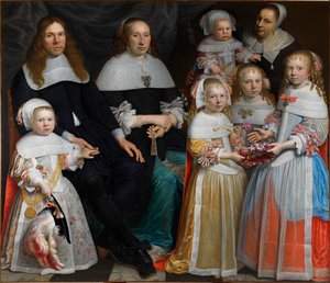 Meyndert Sonck avec femme et enfants, 1662