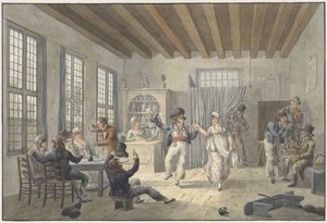 Compagnie joyeuse dans une auberge