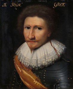 Portrait de Johann Conrad von Salm, Waldgrave et Rhinegrave van Dhaun - Jan Antonisz van Ravesteyn (workshop of)