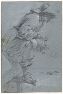 Un homme jouant du 