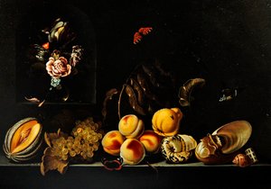 Nature morte de raisins