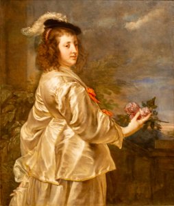 Jeune femme en robe de soie - Jan Boeckhorst