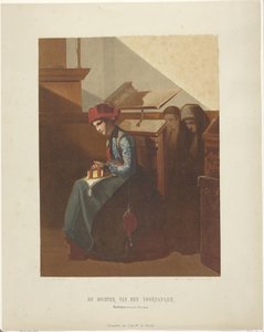 Femme de Hindeloopen dans un intérieur d