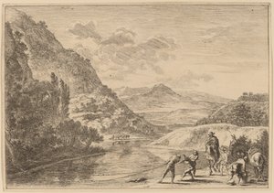 Pêcheurs au Tibre, près du Soracte - Jan Both