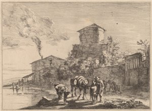 Le muletier, via Appia
