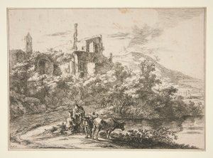 Les deux vaches près de la rivière, Tivoli