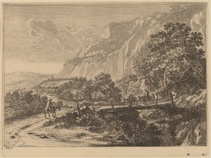 Le Pont en bois à Sulmona près de Tivoli