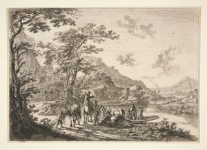 Vue du Tibre, dans la Campagne