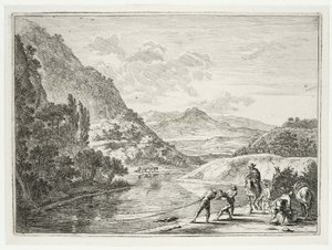 Pêcheurs près du Tibre - Jan Both