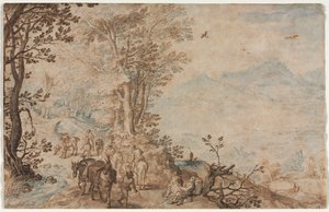 Paysage avec voyageurs - Jan Brueghel