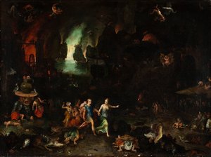 Énée et la Sibylle dans le monde souterrain