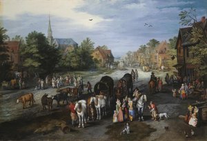 Vue du village de Schelle (rue du village)