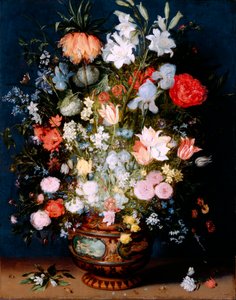 Bouquet de fleurs dans un vase en céramique - Jan Brueghel the Younger