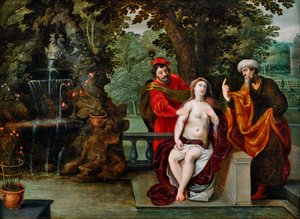 Susanna et les anciens - Jan Brueghel the Younger