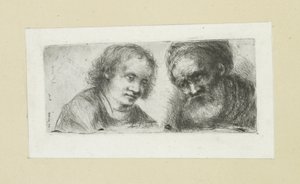 Jeune et vieil homme