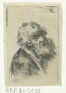 Vieil homme avec une barbe