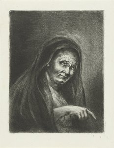 Vieille femme - Jan Chalon