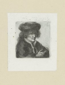 Homme adulte avec un bonnet en fourrure
