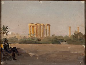 Temple de Jupiter à Athènes. D