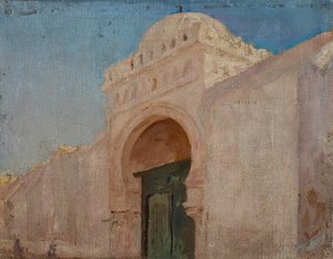 Kairouan (Entrée de la Mosquée du Barbier) - Jan Ciągliński