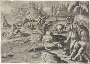 Chasse au crocodile